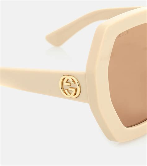 gucci hexagon frame sunglasses|authentic Gucci sunglasses brand new.